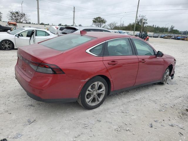 1HGCY1F21PA050948 - 2023 HONDA ACCORD LX RED photo 3