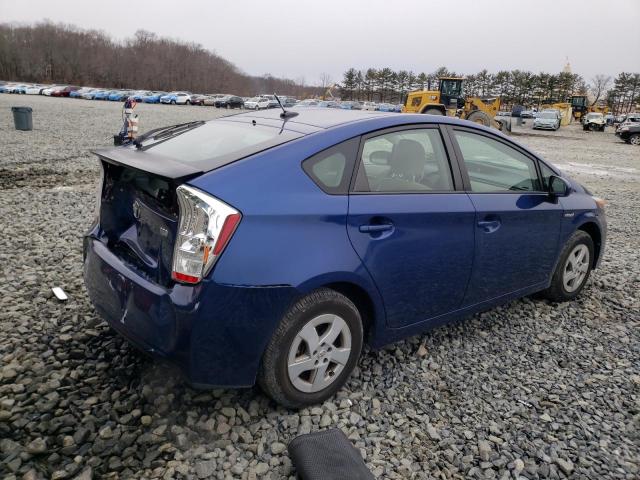 JTDKN3DU4A0242753 - 2010 TOYOTA PRIUS BLUE photo 3