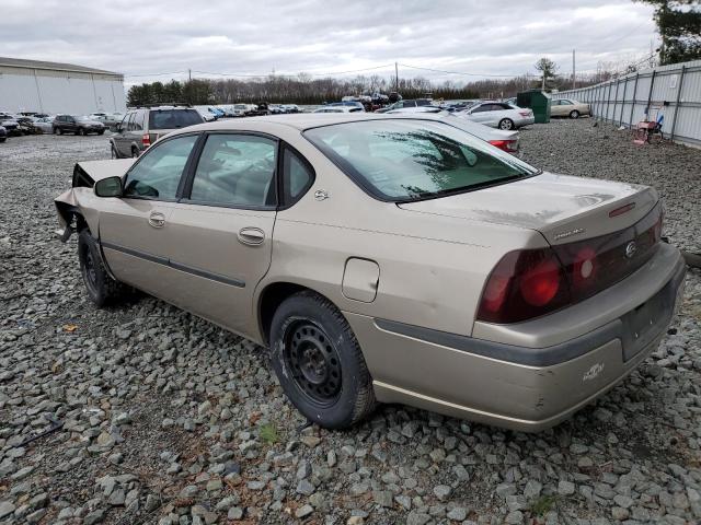 2G1WF52E239442876 - 2003 CHEVROLET IMPALA GOLD photo 2