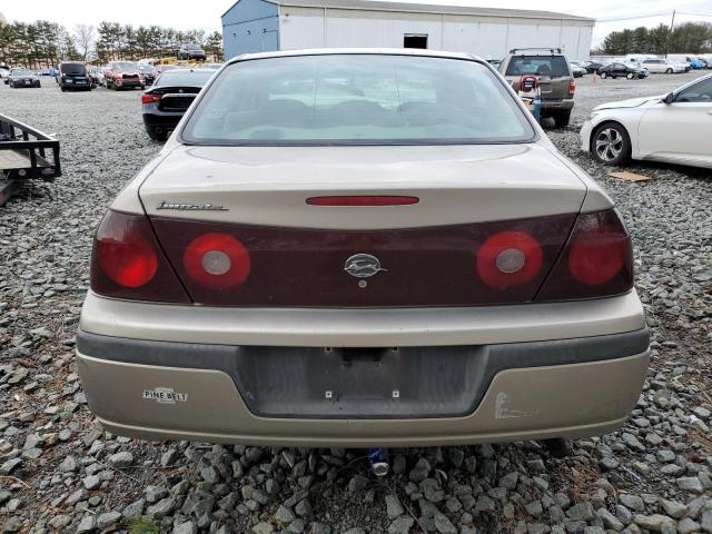 2G1WF52E239442876 - 2003 CHEVROLET IMPALA GOLD photo 6