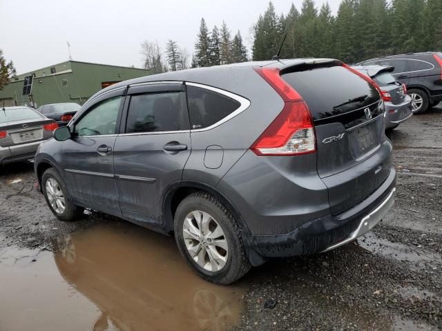 JHLRM4H51CC000419 - 2012 HONDA CR-V EX GRAY photo 2