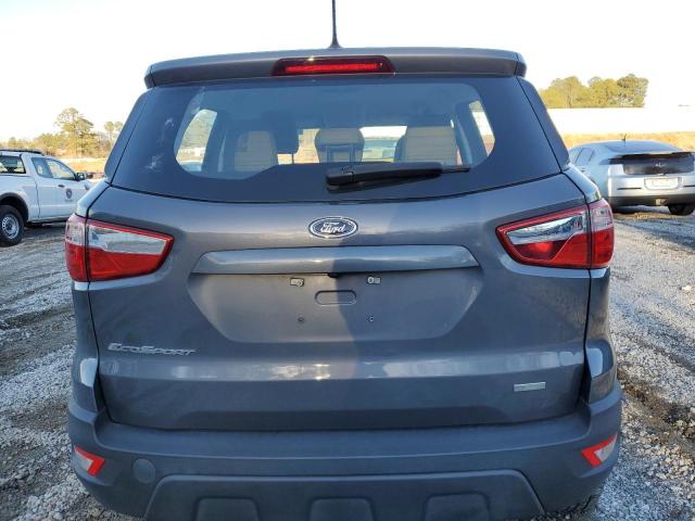 MAJ3S2FE9LC357952 - 2020 FORD ECOSPORT S GRAY photo 6