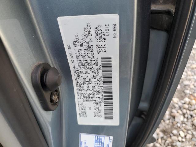 5TDZA22C44S176866 - 2004 TOYOTA SIENNA XLE BLUE photo 13