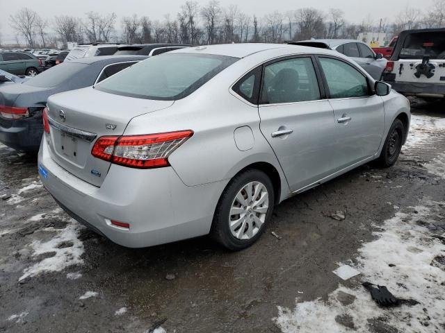 3N1AB7AP4DL689071 - 2013 NISSAN SENTRA S SILVER photo 3