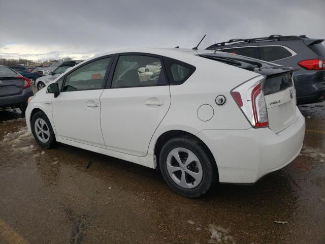 JTDKN3DU7D5561796 - 2013 TOYOTA PRIUS WHITE photo 2