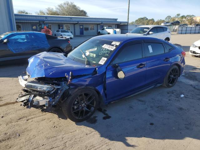 2HGFE2F5XNH606937 - 2022 HONDA CIVIC SPORT 蓝色 照片 1