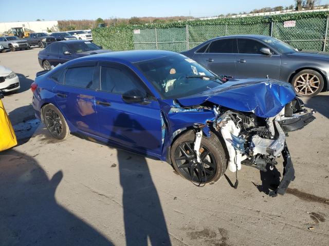 2HGFE2F5XNH606937 - 2022 HONDA CIVIC SPORT 蓝色 照片 4