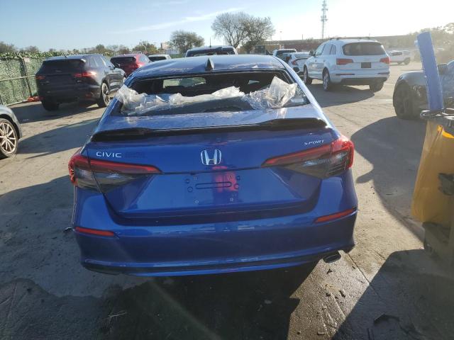 2HGFE2F5XNH606937 - 2022 HONDA CIVIC SPORT 蓝色 照片 6