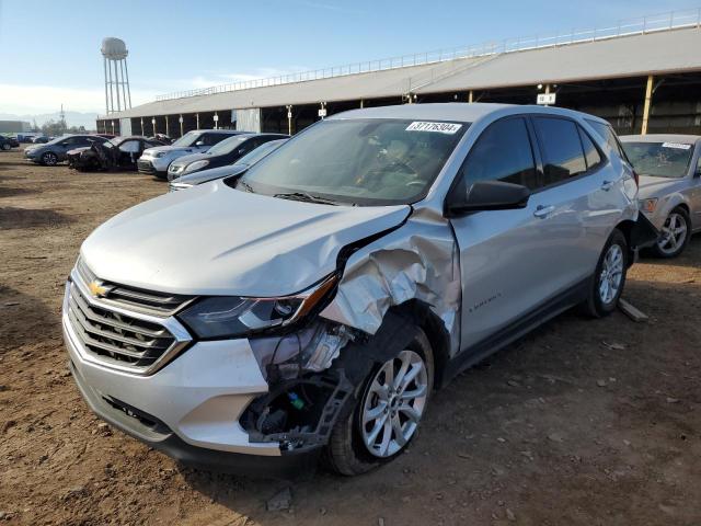 2GNAXSEV9K6267350 - 2019 CHEVROLET EQUINOX LS SILVER photo 1