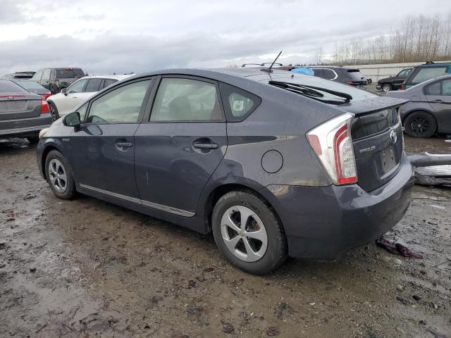 JTDKN3DU8C5411937 - 2012 TOYOTA PRIUS GRAY photo 2