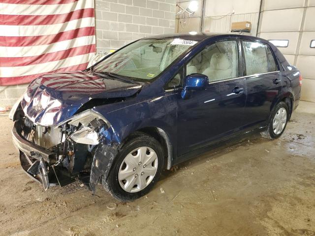 3N1BC11E88L393425 - 2008 NISSAN VERSA S BLUE photo 1