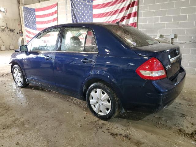 3N1BC11E88L393425 - 2008 NISSAN VERSA S BLUE photo 2