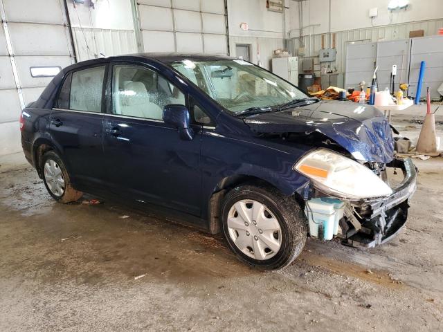 3N1BC11E88L393425 - 2008 NISSAN VERSA S BLUE photo 4