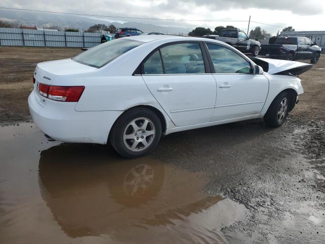 5NPEU46F66H140983 - 2006 HYUNDAI SONATA GLS WHITE photo 3