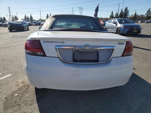 1C3EL75R25N676901 - 2005 CHRYSLER SEBRING GTC WHITE photo 6