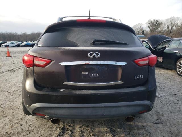 JNRAS18W69M154733 - 2009 INFINITI FX35 BROWN photo 6