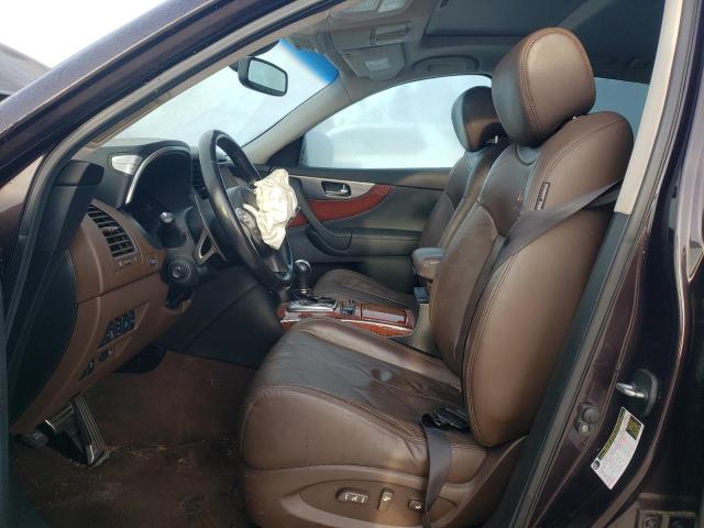 JNRAS18W69M154733 - 2009 INFINITI FX35 BROWN photo 7