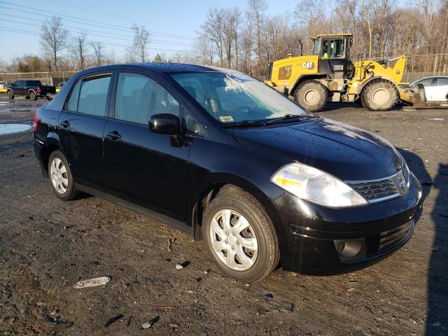 3N1BC11E89L442916 - 2009 NISSAN VERSA S BLACK photo 4