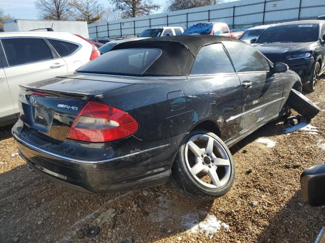 WDBTK72F57T075740 - 2007 MERCEDES-BENZ CLK 550 BLACK photo 3