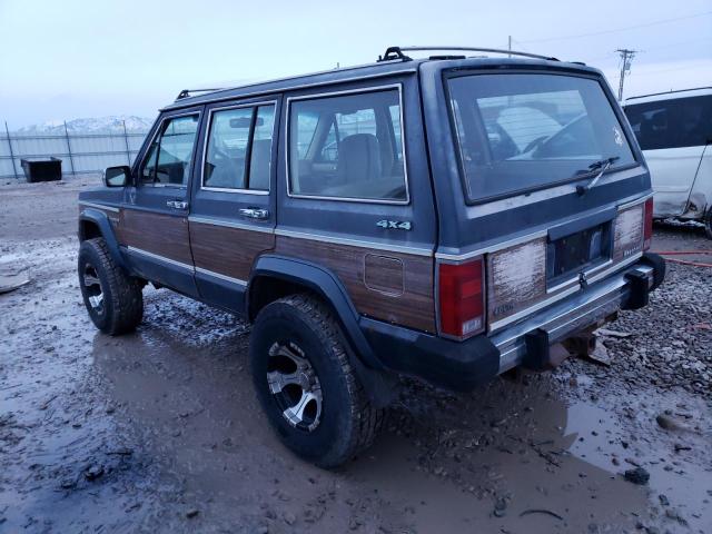 1J4FN78L1KL555862 - 1989 JEEP WAGONEER LIMITED BLUE photo 2