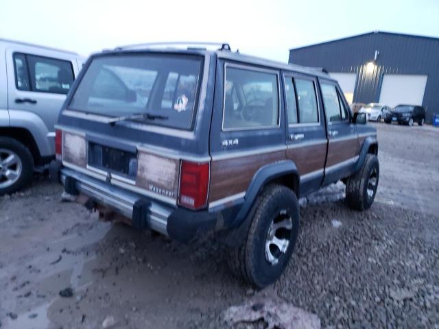 1J4FN78L1KL555862 - 1989 JEEP WAGONEER LIMITED BLUE photo 3