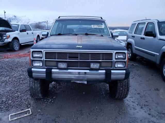 1J4FN78L1KL555862 - 1989 JEEP WAGONEER LIMITED BLUE photo 5