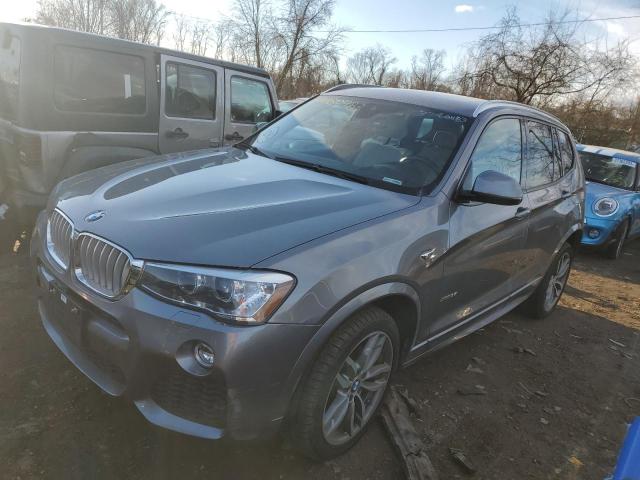 5UXWX7C51H0U40194 - 2017 BMW X3 XDRIVE35I SILVER photo 1