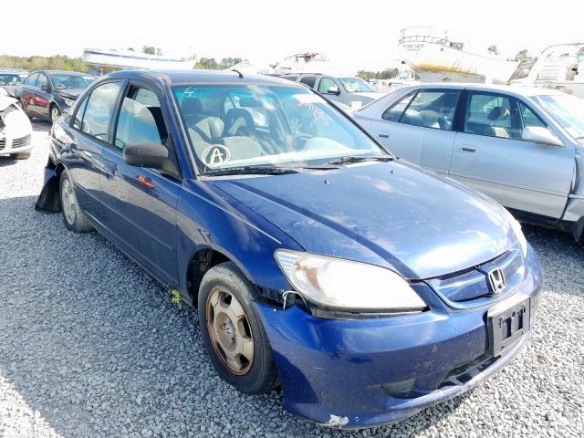 JHMES96615S011129 - 2005 HONDA CIVIC HYBRID  photo 1