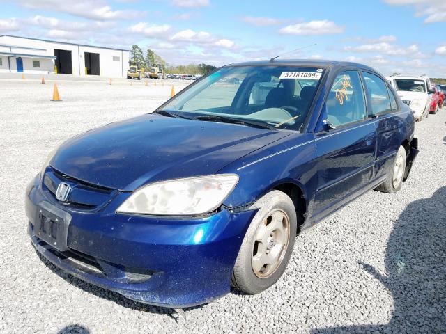 JHMES96615S011129 - 2005 HONDA CIVIC HYBRID  photo 2