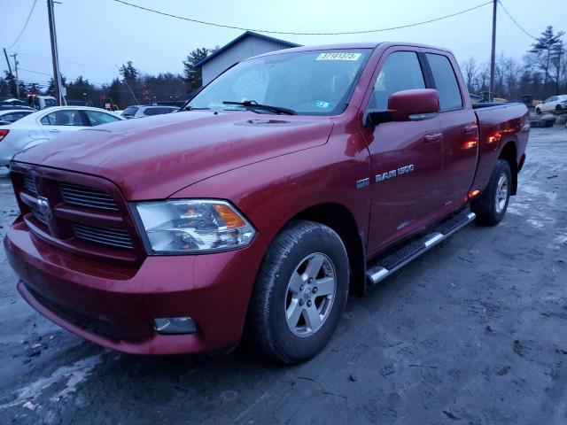 1C6RD7HT0CS254424 - 2012 DODGE RAM 1500 SPORT RED photo 1