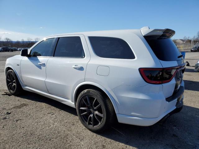 1C4SDJGJ0JC186947 - 2018 DODGE DURANGO SRT WHITE photo 2