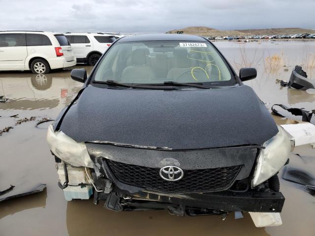 1NXBU40E29Z068916 - 2009 TOYOTA COROLLA BASE BLACK photo 5