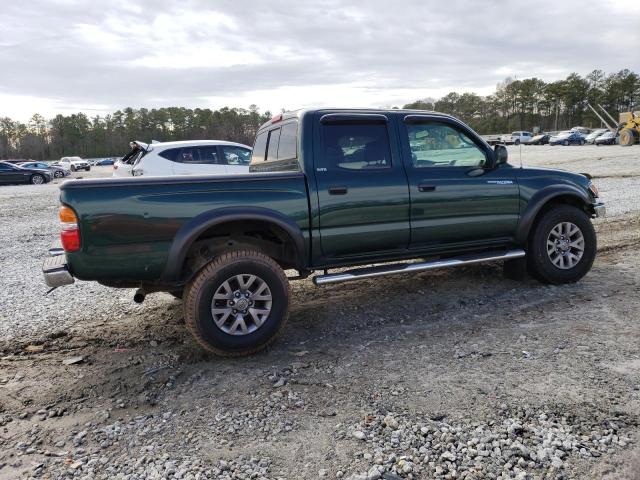 5TEGN92N14Z329910 - 2004 TOYOTA TACOMA DOUBLE CAB PRERUNNER GREEN photo 3