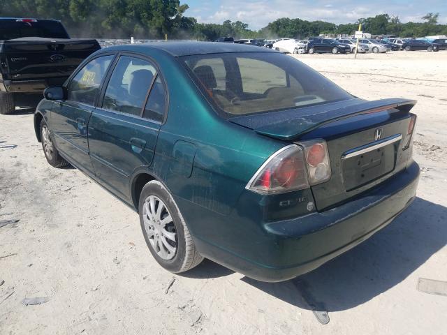 1HGES26792L012120 - 2002 HONDA CIVIC EX  photo 3