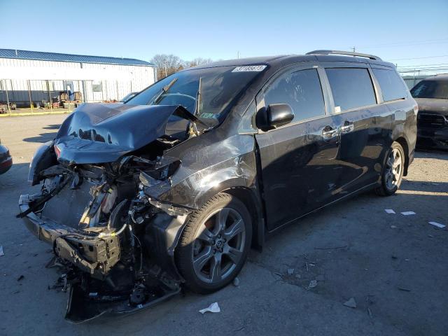 5TDXZ3DC7KS987481 - 2019 TOYOTA SIENNA SE BLACK photo 1