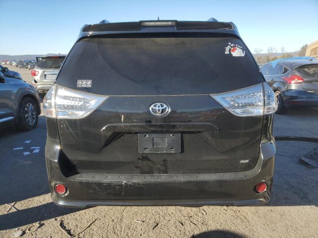 5TDXZ3DC7KS987481 - 2019 TOYOTA SIENNA SE BLACK photo 6