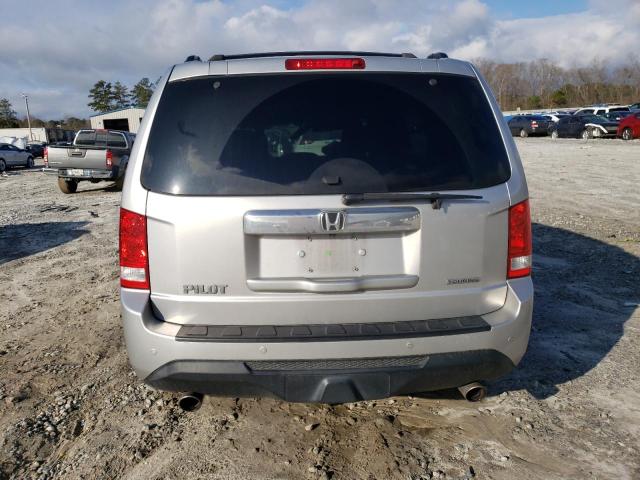 5FNYF3H97CB020595 - 2012 HONDA PILOT TOURING SILVER photo 6