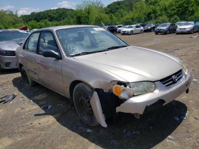 2T1BR12E82C543425 - 2002 TOYOTA COROLLA CE TAN photo 1