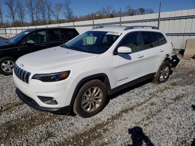 1C4PJMMX1MD242580 - 2021 JEEP CHEROKEE LATITUDE LUX WHITE photo 1