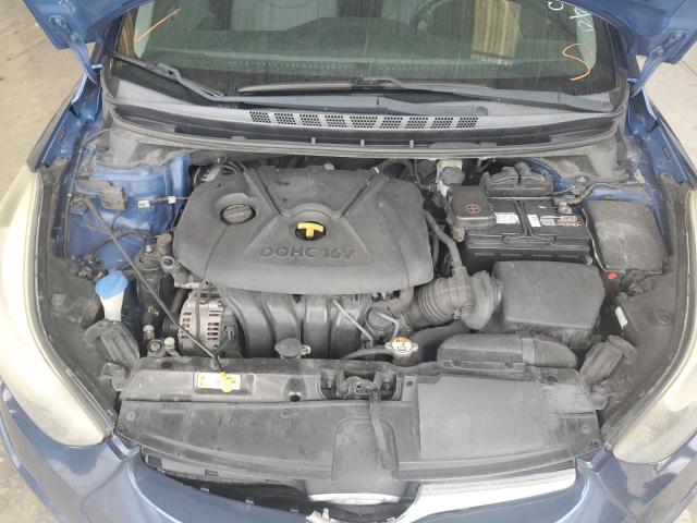 5NPDH4AE0FH588313 - 2015 HYUNDAI ELANTRA SE BLUE photo 11