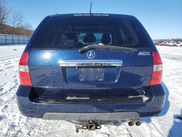 2HNYD18213H540910 - 2003 ACURA MDX BLUE photo 6