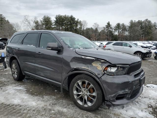 1C4RDJDG1KC836412 - 2019 DODGE DURANGO GT CHARCOAL photo 4