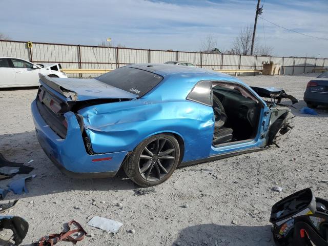 2C3CDZBT9GH113825 - 2016 DODGE CHALLENGER BLUE photo 3