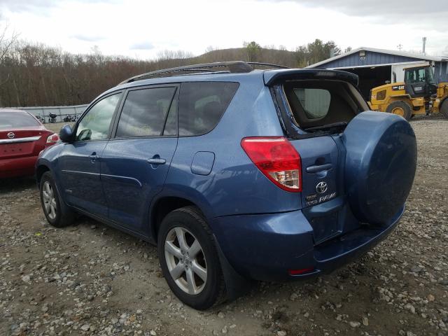 JTMBK31V075037092 - 2007 TOYOTA RAV4 LIMITED  photo 3