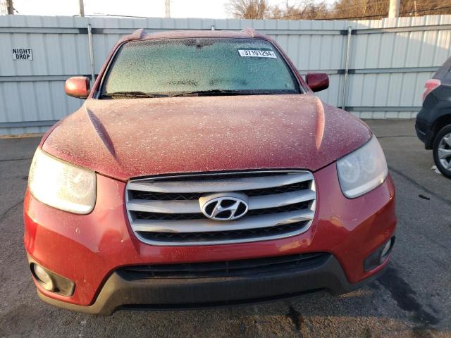 5XYZKDAG6CG167210 - 2012 HYUNDAI SANTA FE LIMITED RED photo 5