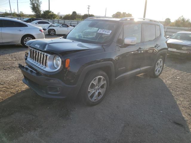 ZACCJADT0FPB67999 - 2015 JEEP RENEGADE LIMITED BLACK photo 1