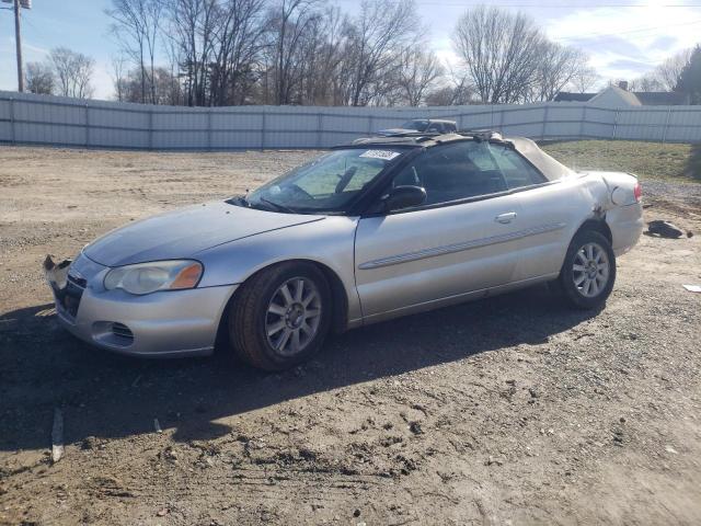 1C3EL75R44N160666 - 2004 CHRYSLER SEBRING GTC SILVER photo 1