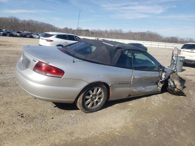 1C3EL75R44N160666 - 2004 CHRYSLER SEBRING GTC SILVER photo 3