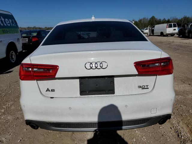 WAUHGAFC3DN103540 - 2013 AUDI A6 PRESTIGE WHITE photo 6