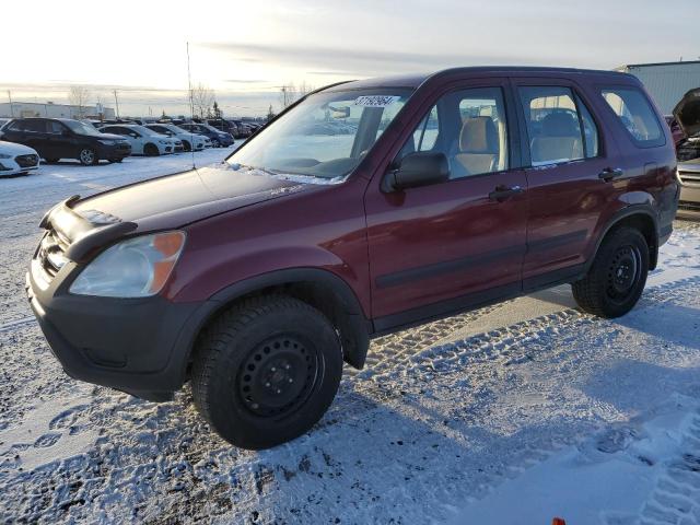 JHLRD77442C819952 - 2002 HONDA CR-V LX RED photo 1